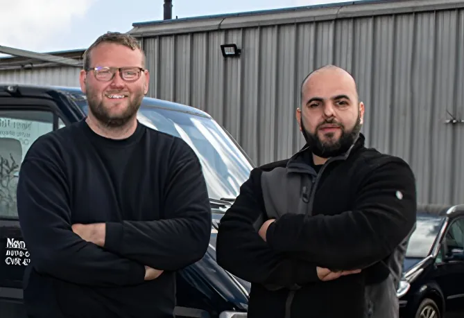 Teamet hos Nørre Alslev Autoophug